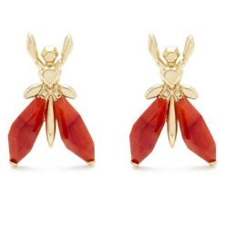 Kolczyki Patrizia Pepe. Brązowe kolczyki Patrizia Pepe. Za 379.99 zł.