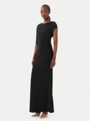 Vero Moda Sukienka wieczorowa Kassandra 10356465 Czarny Regular Fit. Czarne sukienki Vero Moda, m, bez wzorów, z syntetyku, wizytowe, bez kołnierzyka, bez ramiączek. Za 249.99 zł.