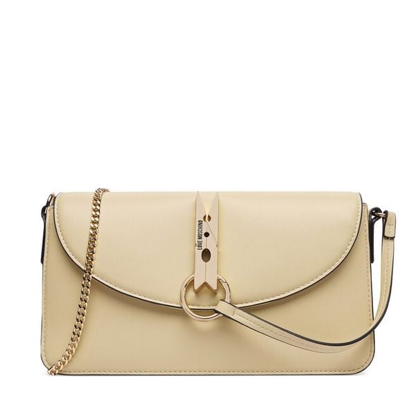 Torebka LOVE MOSCHINO. Brązowe listonoszki Love Moschino, bez wzorów, bez dodatków. Za 859.99 zł.