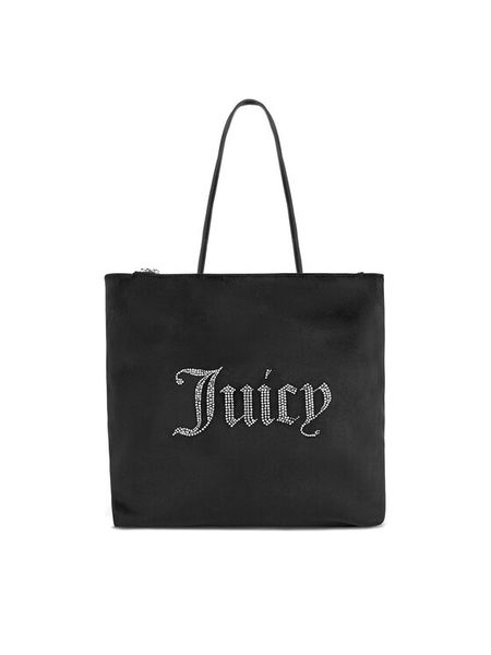 Juicy Couture Torebka BIJXT8692WZC Czarny. Czarne torebki klasyczne Juicy Couture, bez wzorów, z poliesteru, bez dodatków. Za 439.99 zł.