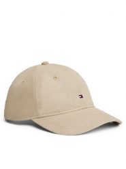 Tommy Hilfiger Czapka z daszkiem Th Flag Soft 6 Panel AW0AW17781 Brązowy. Brązowe czapki TOMMY HILFIGER, bez wzorów, z bawełny. Za 169.99 zł.