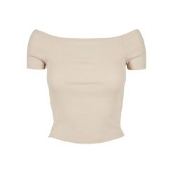 Koszulka Damska/żebrowana Bez Ramiączek. Białe bluzki Urban Classics, xl, bez wzorów, sportowe, bez kołnierzyka, bez ramiączek. Za 54.99 zł.