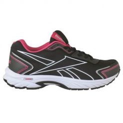 Buty do biegania damskie Reebok Triplehall Running. Białe obuwie sportowe Reebok, z materiału, bez zapięcia, do biegania. Za 298.40 zł.