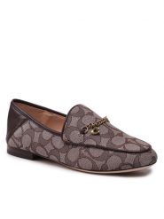 Coach Lordsy Hanna Textured Jacq CC888 Brązowy. Brązowe lordsy Coach, bez wzorów, z materiału, bez obcasa, bez zapięcia. Za 839.99 zł.