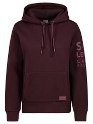 Sublevel Bluza "Mia" w kolorze bordowym rozmiar: XS. Czerwone bluzy Sublevel, xs, bez wzorów, z kapturem. Za 121.45 zł.