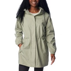 Kurtka hybrydowa damska Columbia Splash Side II. Zielone kurtki sportowe Columbia, xs, bez wzorów, bez kaptura, trekkingowe. Za 469.99 zł.