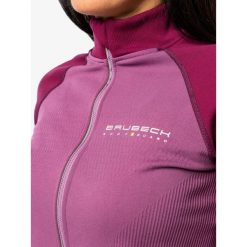 Bluza dresowa termoaktywna rozpinana damska Brubeck Athletic. Fioletowe bluzy Brubeck, s, bez wzorów, z dresówki, bez kaptura. Za 239.99 zł.