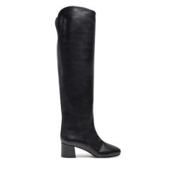 Kozaki Le Silla. Czarne kozaki LE SILLA, bez obcasa, na słupku, bez zapięcia. Za 4,749.00 zł.