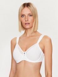Triumph Biustonosz z fiszbiną True Shape Sensation 10186010 Biały. Białe biustonosze Triumph, bez wzorów, z syntetyku. Za 163.35 zł.