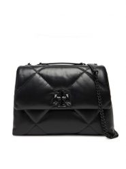 Tory Burch Torebka Kira Diamond 174882 Czarny. Czarne listonoszki Tory Burch, bez wzorów, ze skóry, bez dodatków. Za 3,189.00 zł.