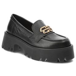 Czarne Mokasyny Armodo Wygodne Obuwie Damskie. Czarne mokasyny Armodo, bez wzorów, z jeansu, bez obcasa. Za 348.99 zł.