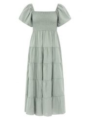 Zwillingsherz Sukienka w kolorze khaki rozmiar: onesize. Brązowe sukienki Zwillingsherz, na co dzień, bez wzorów, z bawełny, bez kołnierzyka, bez ramiączek, maxi, proste. Za 305.70 zł.
