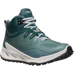 KEEN Zionic Mid WP W damskie wodoodporne buty trekkingowe Dark Forest/Sea Moss. Szare trekkingi Keen. Za 612.99 zł.