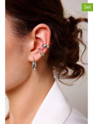 Heliophilia 3-częściowy zestaw kolczyków rozmiar: onesize. Szare kolczyki Heliophilia, metalowe. Za 21.99 zł.