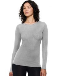 Triumph Wełniana koszulka w kolorze szarym rozmiar: XL. Szare bluzki Triumph, xl, bez wzorów, z wełny, bez kołnierzyka, bez ramiączek. Za 139.20 zł.