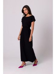 Be Wear Sukienka w kolorze czarnym rozmiar: M. Czarne sukienki Be Wear, m, bez wzorów, z bawełny, bez kołnierzyka, bez ramiączek, maxi. Za 189.29 zł.