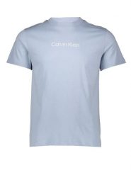 Calvin Klein Koszulka w kolorze błękitnym rozmiar: M. Niebieskie bluzki Calvin Klein, m, bez wzorów, z bawełny, bez kołnierzyka, bez ramiączek. Za 104.99 zł.