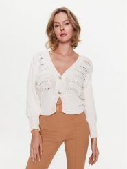 Liu Jo Kardigan WA3350 MA45M Écru Regular Fit. Kardigany Liu Jo, m, bez wzorów, z bawełny. Za 459.99 zł.