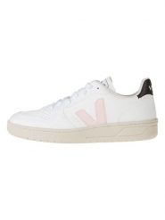 Veja Sneakersy "V 10" w kolorze biało-czarnym rozmiar: 40. Białe trampki Veja, bez wzorów, bez zapięcia. Za 461.21 zł.