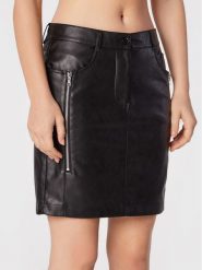 Marc Aurel Spódnica z imitacji skóry 2255 2020 92699 Czarny Regular Fit. Czarne spódnice Marc Aurel, bez wzorów, ze skóry. Za 369.99 zł.