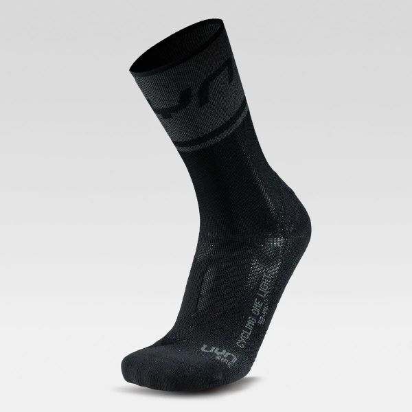 Skarpety rowerowe WOMAN CYCLING ONE LIGHT SOCKS r.39-40. Czarne skarpety Uyn, bez wzorów. Za 109.99 zł.