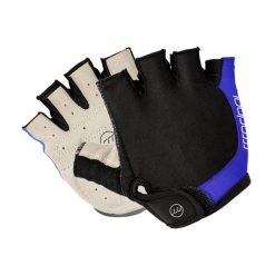Rękawiczki rowerowe unisex madani krótkie TIGER`S PAW. Niebieskie rękawiczki MADANI, bez wzorów, sportowe. Za 24.99 zł.