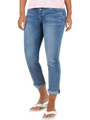 Timezone Dżinsy "Nali" - Slim fit - w kolorze niebieskim rozmiar: W29. Niebieskie jeansy Timezone, z aplikacjami. Za 127.65 zł.