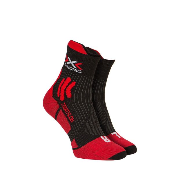 Skarpety biegowe rowerowe X-Socks TRIATHLON 4.0. Czarne skarpety X Socks, bez wzorów. W wyprzedaży za 102.00 zł.