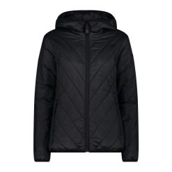 Damska kurtka z kapturem CMP. Czarne kurtki narciarskie CMP, l, bez wzorów, z puchu, z kapturem, narciarskie. Za 491.20 zł.