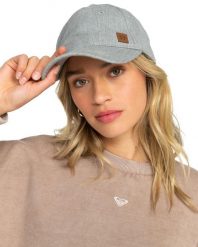 Czapka baseballowa dla Kobiety EXTRA INNINGS Szary. Szare czapki Roxy, bez wzorów, z bawełny. Za 49.99 zł.