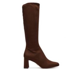 Kozaki Steve Madden. Brązowe kozaki Steve Madden, bez obcasa, na płaskiej podeszwie, bez zapięcia. Za 599.99 zł.