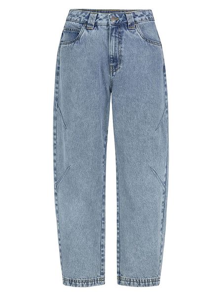 Sublevel Dżinsy - Mom fit - w kolorze błękitnym rozmiar: S. Niebieskie jeansy Sublevel, s, z aplikacjami. Za 144.95 zł.