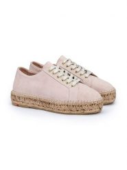 LLOYD Skórzane espadryle w kolorze beżowym rozmiar: 41. Brązowe espadryle LLOYD, bez wzorów, bez obcasa, bez zapięcia. Za 267.95 zł.