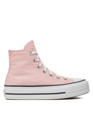 Converse Trampki Chuck Taylor All Star Lift Platform HI A06507C Różowy. Czerwone trampki Converse, bez wzorów, z materiału, bez zapięcia. Za 259.99 zł.