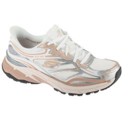 Buty sportowe Sneakersy damskie, Slip-Ins: Stamina Sport. Białe obuwie sportowe Skechers, bez zapięcia, trekkingowe. Za 429.99 zł.