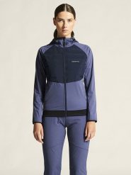 Craft Kurtka hybrydowa "ADV Pursuit" w kolorze granatowym rozmiar: XS. Niebieskie kurtki sportowe Craft, xs, bez wzorów, z materiału, bez kaptura, outdoorowe. Za 329.95 zł.