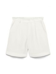 Vero Moda Szorty w kolorze białym rozmiar: S. Białe szorty Vero Moda, bez wzorów, z podwyższonym stanem. Za 76.95 zł.