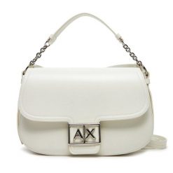 Torebka Armani Exchange. Białe torebki klasyczne Armani Exchange, bez wzorów, bez dodatków. Za 519.99 zł.