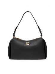 DKNY Torebka R423AE54 Czarny. Czarne torebki klasyczne DKNY, bez wzorów, ze skóry, bez dodatków. Za 309.99 zł.