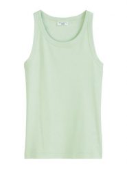 Marc O´Polo Top w kolorze miętowym rozmiar: XXL. Zielone koszulki polo xxl, bez wzorów, z bawełny, bez kołnierzyka, bez ramiączek. Za 83.62 zł.