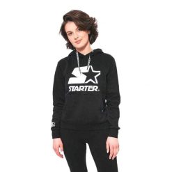 Damska Bluza Z Logo. Czarne bluzy sportowe Starter, bez wzorów, bez kaptura. Za 251.99 zł.