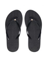 Barbour Japonki Tilda LBS0021BK93 Czarny. Czarne klapki Barbour, bez wzorów, z syntetyku, bez obcasa. Za 179.99 zł.