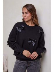 Soft Cashmere Sweter w kolorze czarnym rozmiar: 34/36. Czarne swetry Soft Cashmere, bez wzorów, bez ramiączek. Za 152.99 zł.
