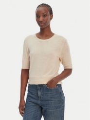 BOSS Sweter C_Fiaffu 50557077 Beżowy Regular Fit. Brązowe swetry Boss, m, bez wzorów, z syntetyku, bez ramiączek. Za 449.99 zł.