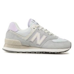 Buty do chodzenia damskie New Balance WL574AG2. Szare obuwie sportowe New Balance, z materiału, bez zapięcia, trekkingowe. Za 468.90 zł.