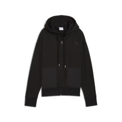 Damska rozpinana bluza z kapturem HER o luźnym kroju PUMA. Czarne bluzy sportowe Puma, l, bez wzorów, z kapturem. Za 279.00 zł.