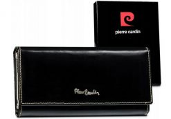 Portfel czarny Pierre Cardin [DH] 322 456 PSP520.2. Czarne portfele Pierre Cardin, bez wzorów, ze skóry. Za 128.99 zł.