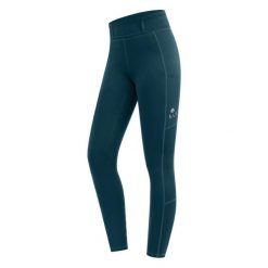 Termoaktywne legginsy do jazdy konnej z pełnym silikonowym gripem dla kobiet ELT. Brązowe legginsy ELT, bez wzorów, z elastanu. Za 225.95 zł.