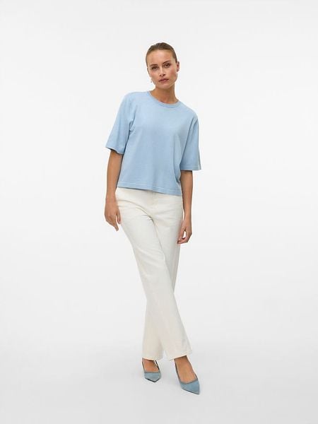 Vero Moda Sweter w kolorze błękitnym rozmiar: M. Niebieskie swetry Vero Moda, m, bez wzorów, z materiału, bez ramiączek. Za 62.32 zł.