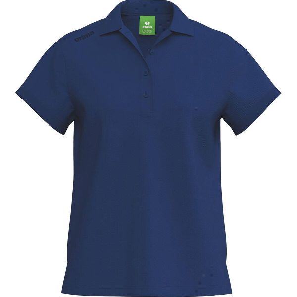 Damska koszulka polo Erima TS. Niebieskie koszulki polo Erima, m, bez wzorów, z bawełny, bez kołnierzyka, bez ramiączek. Za 144.00 zł.